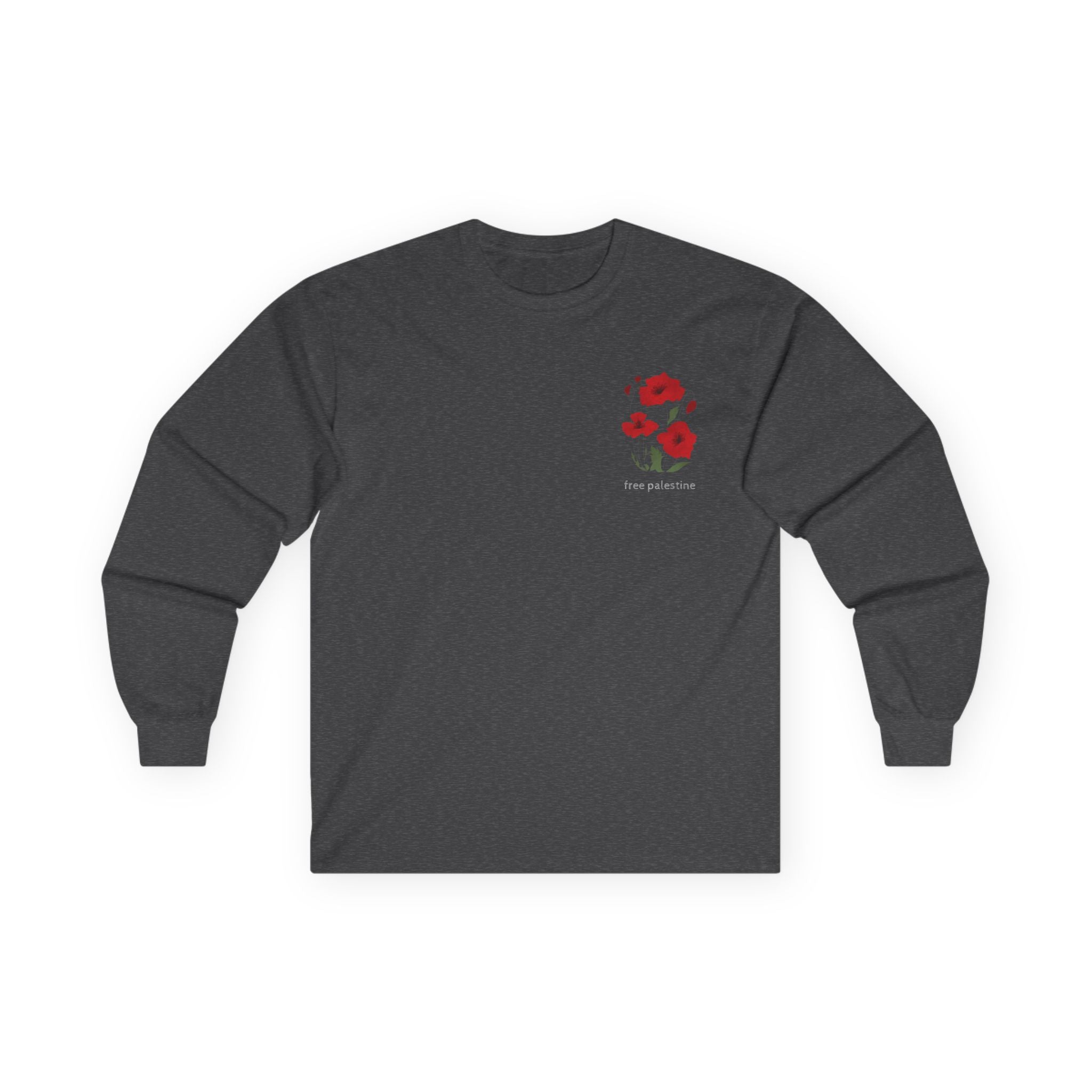 Palestine Print Long Sleeve Tee